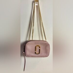 Marc Jacobs Blush Pink The Glam Shot 17 Crossbody  Bag